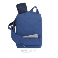 7529 mochila Laptop Sling azul 13,3
